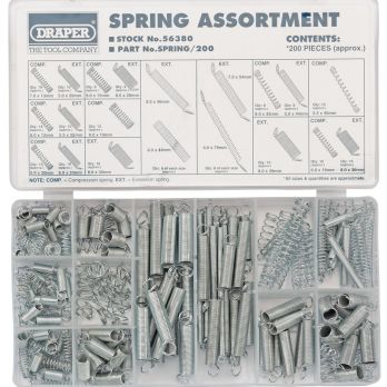Draper 56380 assorted springs Kit