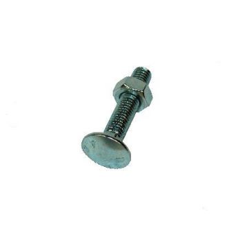 M10 BZP Cup head bolt for timber