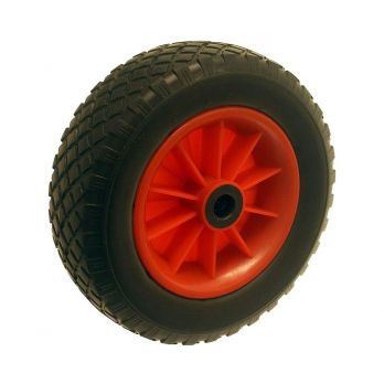 250mm  Foam filled truck wheel 25mm bore with bearing