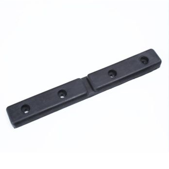Flat rubber pad with four holes