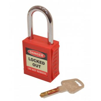 Red Lockout Padlock