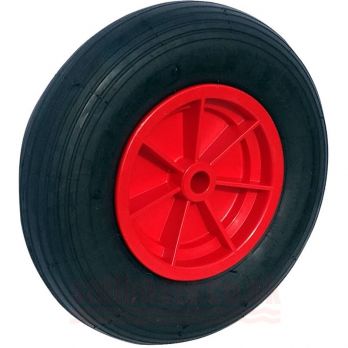 400mm Plastic centred Foam filled barrow wheel B1825