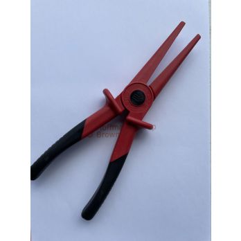 235mm VDE Long Nosed Plastic Pliers