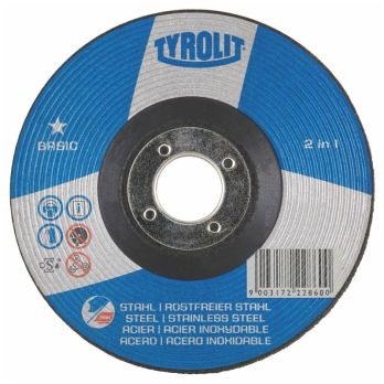 100mm TYROLIT STEEL OR iNOX GRINDING DISC