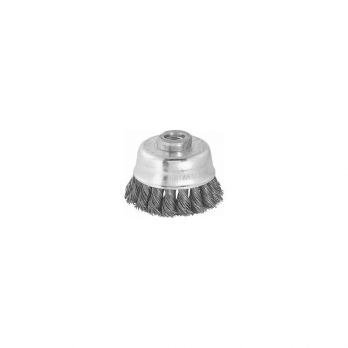 Knotted Cup Wire Brush 120mm x M14