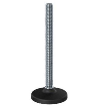 M20x230 Stainless levelling foot 100mm plastic base 1000kg