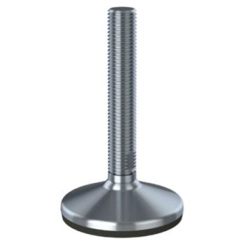 M20x230 Stainless levelling foot 105mm stainless base 2200kg